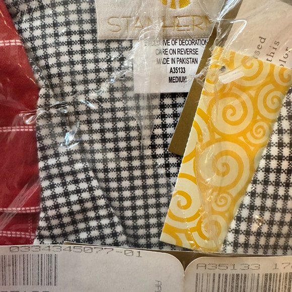 Stan Herman Plaid Flannel Cats on Parade Nightshirt - Picture 4 of 5